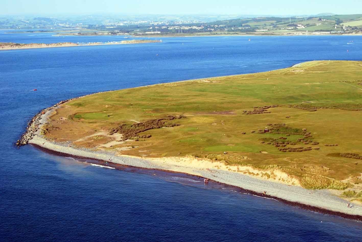 Image of Northam Burrows from the air
